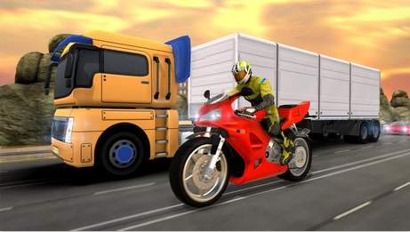 Highway Bike Racing Games：Moto X3m Race bikgames(公路自行车赛车)(图2)